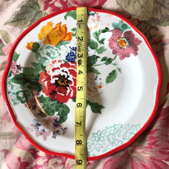 THE PIONEER WOMAN Set-of-2 “Country Garden” Stoneware Salad Dessert Plate 8.5-9” - Picture 8 of 17